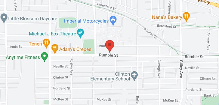 map of 5691 RUMBLE STREET